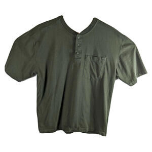 Wolverine PC Wick Shirt Size M Medium Short Sleeve Button Collar Green